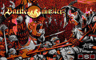 Battle Master (DOS) screenshot: Title screen