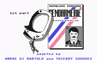Vera Cruz (Commodore 64) screenshot: 1st part Information (English)