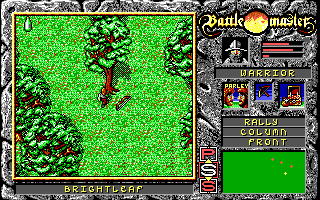 Battle Master (DOS) screenshot: He found an bow!