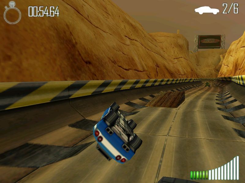 Doomsday Racers (Windows) screenshot: No matter what happens the car will not break