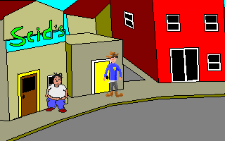 RON 2 and 1/2: Fowl Play (Windows) screenshot: Now how do we get past this unfriendly, big, fat guy...