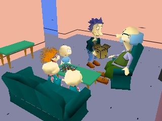 Rugrats: Scavenger Hunt (Nintendo 64) screenshot: Opening cinematic for Angelica's Temple