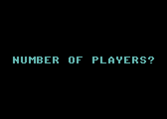 Jumpman (Atari 8-bit) screenshot: How many players?