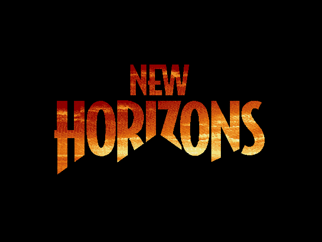 New Horizons (DOS) screenshot: Title screen 2