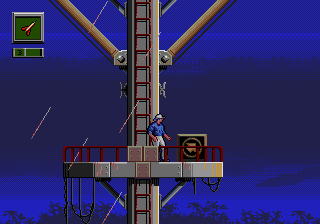 Jurassic Park: Rampage Edition (Genesis) screenshot: A checkpoint