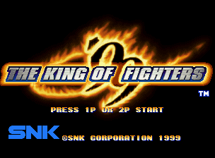 The King of Fighters '99: Millennium Battle (Neo Geo CD) screenshot: Title screen (Japan)