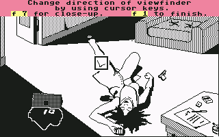 Vera Cruz (Commodore 64) screenshot: Crime Scene (English)