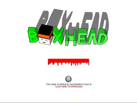 Boxhead: A Halloween Special (Browser) screenshot: Loading screen