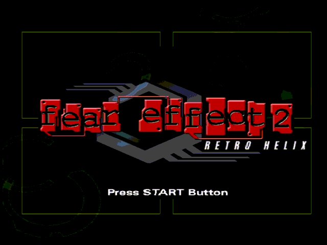 Fear Effect 2: Retro Helix (PlayStation) screenshot: Title