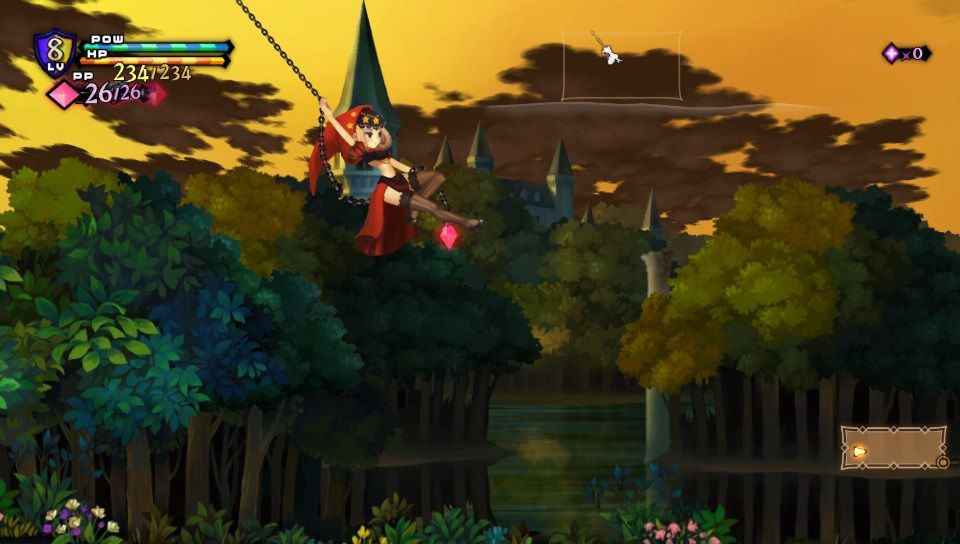 Odin Sphere: Leifthrasir (PS Vita) screenshot: Different characters can perform different actions and attacks (Trial version)