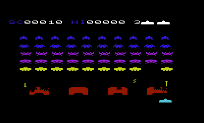 Avenger (VIC-20) screenshot: Gameplay
