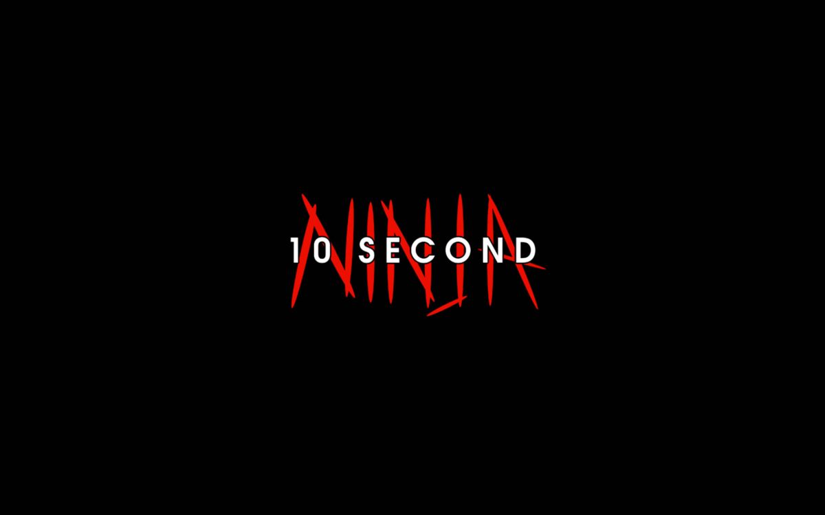 10 Second Ninja (Windows) screenshot: Title screen