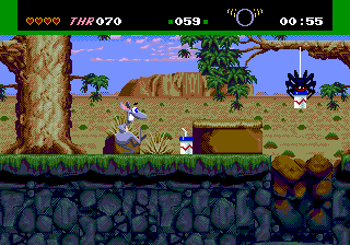 Outback Joey (Genesis) screenshot: Joey is raring to go