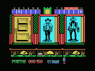 West Bank (ZX Spectrum) screenshot: West bank