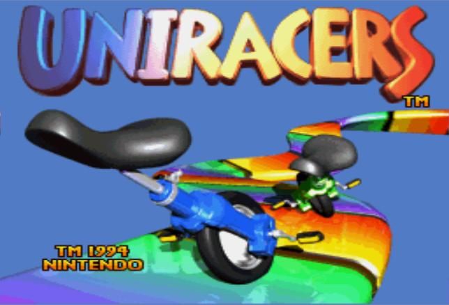 Uniracers (SNES) screenshot: Intro Screen
