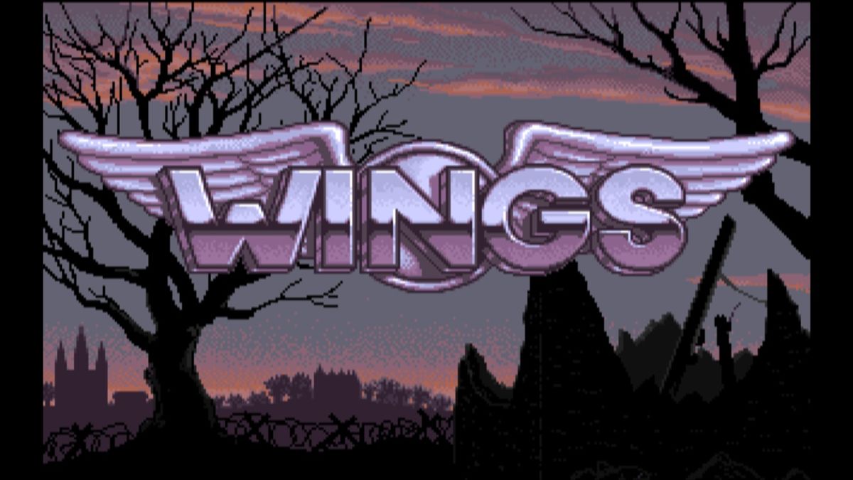 Wings (Macintosh) screenshot: Main title (GOG version)