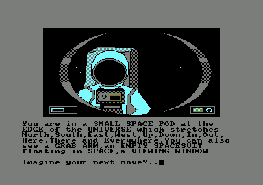 Imagination (Amstrad CPC) screenshot: I pulled the lever.