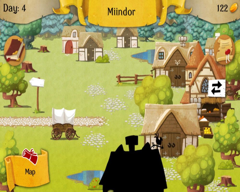 16-bit Trader (Linux) screenshot: The city of Miindor