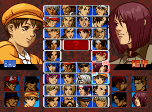 The King of Fighters '99: Millennium Battle (Neo Geo CD) screenshot: Character selection