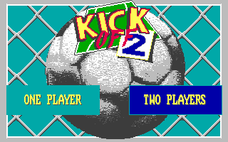 Kick Off 2 (DOS) screenshot: Number of players selection