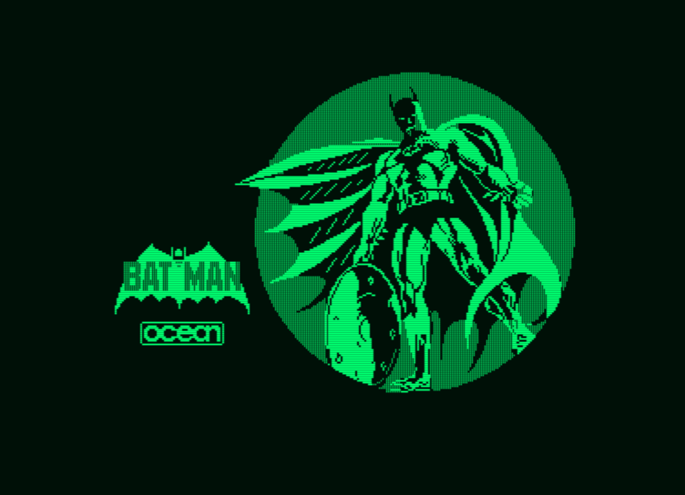 Batman (Amstrad PCW) screenshot: Loading screen