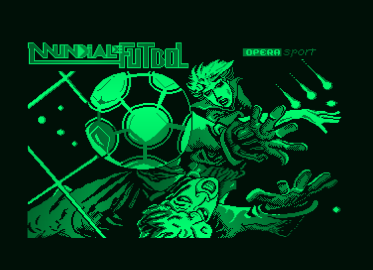 Mundial de Fútbol (Amstrad PCW) screenshot: Loading screen