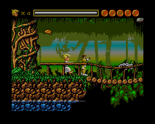 Sleepwalker (Amiga) screenshot: There's lots of dangers at the zoo
