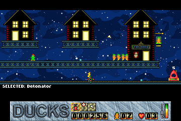 Ducks (DOS) screenshot: The Duck inn