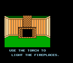 Friday the 13th (NES) screenshot: Useful advice...