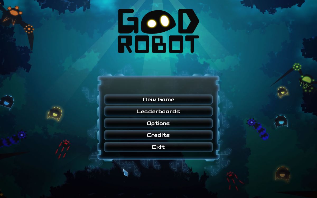 Good Robot (Windows) screenshot: Main menu