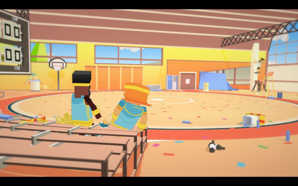 Stikbold!: A Dodgeball Adventure (Windows) screenshot: A scene after the finals