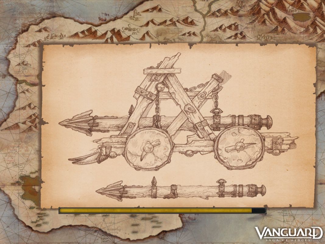 Vanguard: Saga of Heroes (Windows) screenshot: The loading screens show artwork for the game.