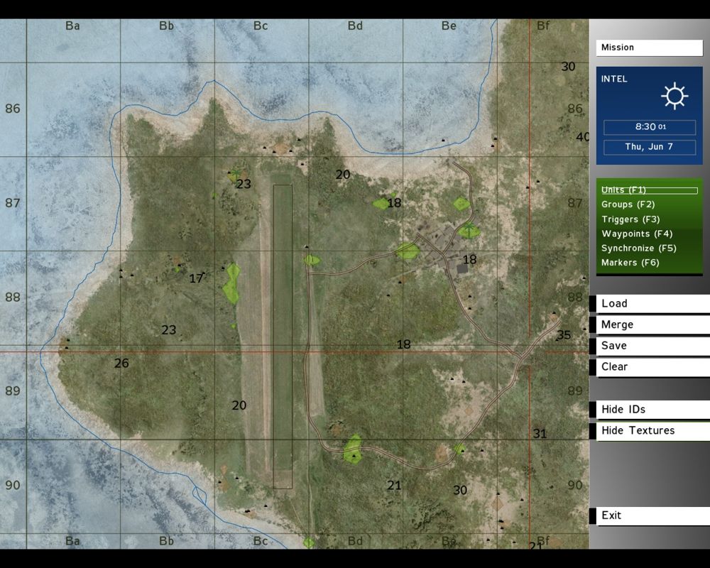 ArmA: Combat Operations (Windows) screenshot: The editor which allows you to make your own missions.