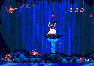 Disney's Aladdin (Genesis) screenshot: Cave Of Wonders
