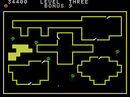 Venture (ColecoVision) screenshot: The third level