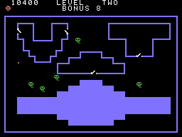 Venture (ColecoVision) screenshot: The second level