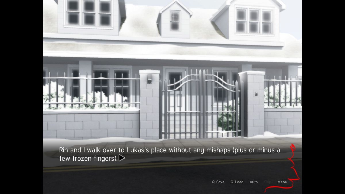 Sepia Tears (Windows) screenshot: Funny how weather changes so easily in this game.