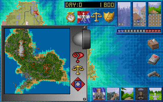 Central Intelligence (DOS) screenshot: Map 1