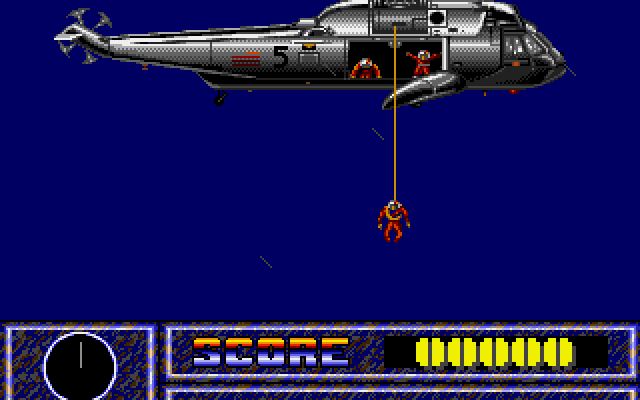 The Hunt for Red October (Amiga) screenshot: First mission