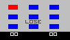 Videocart-8: Magic Numbers (Channel F) screenshot: NIM - losing at 9 piles