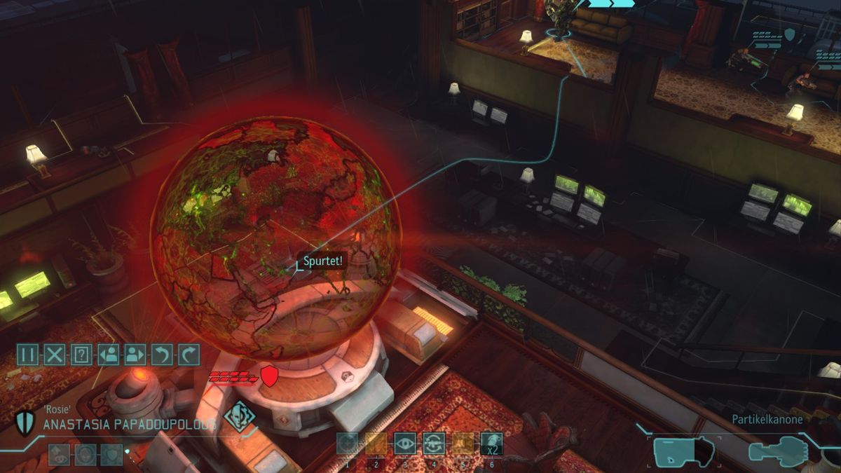 XCOM: Enemy Within (Windows) screenshot: Battle at the EXALT - HQ.