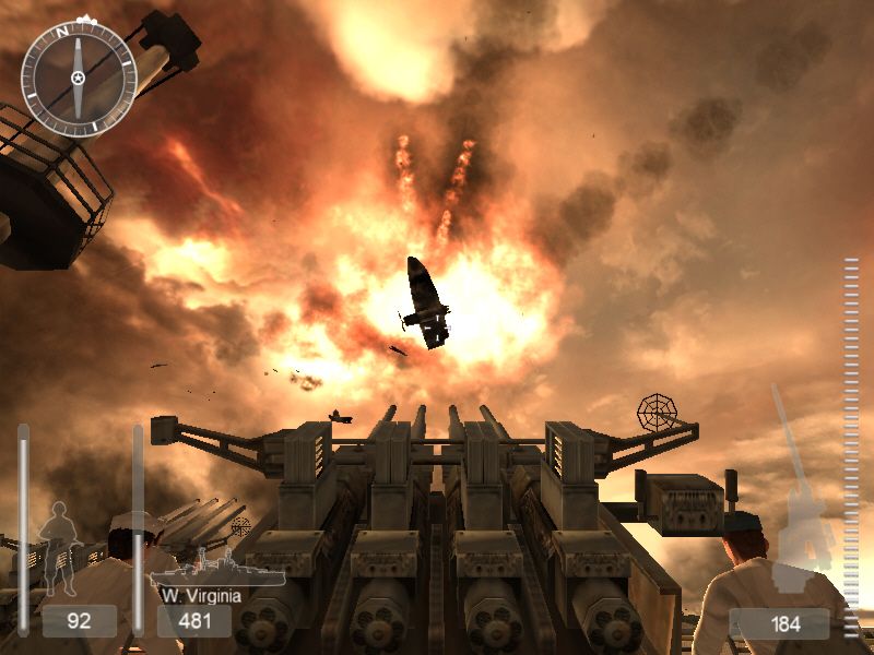 Medal of Honor: Pacific Assault (Windows) screenshot: Training is never like the real thing, however...