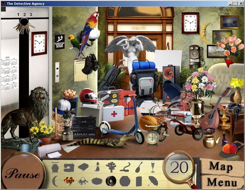 Detective Agency (Windows) screenshot: Elevator room