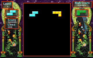 Screenshot of Tetris Classic (DOS, 1992) - MobyGames