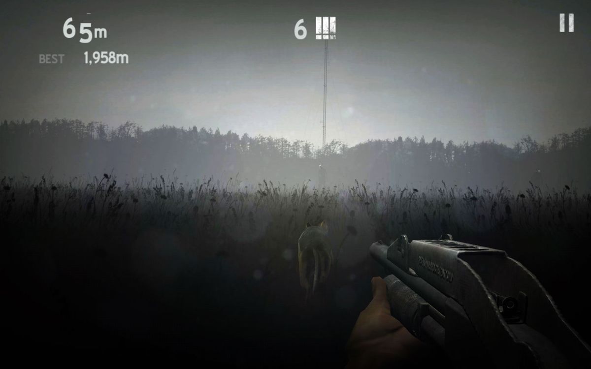 Into the Dead (Android) screenshot: A shotgun