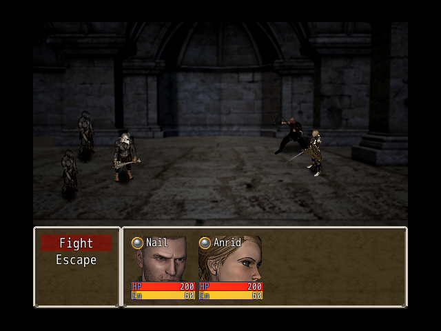 Atonement: Scourge of Time (Windows) screenshot: This time we have two guards and a sarg