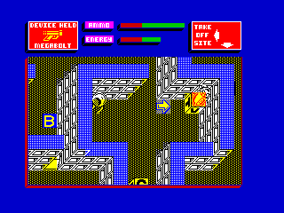 The Final Matrix (ZX Spectrum) screenshot: TV terminals are usually well guarded