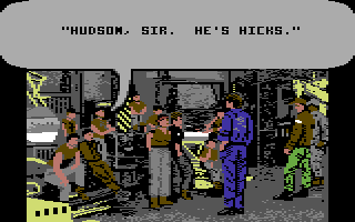Aliens: The Computer Game (Commodore 64) screenshot: Introduction