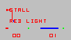 Videocart-9: Drag Strip (Channel F) screenshot: OOPS - ran before the green light
