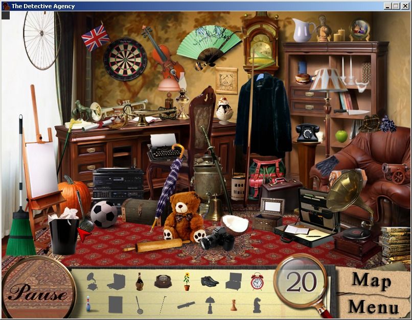 Detective Agency (Windows) screenshot: Archivist's room